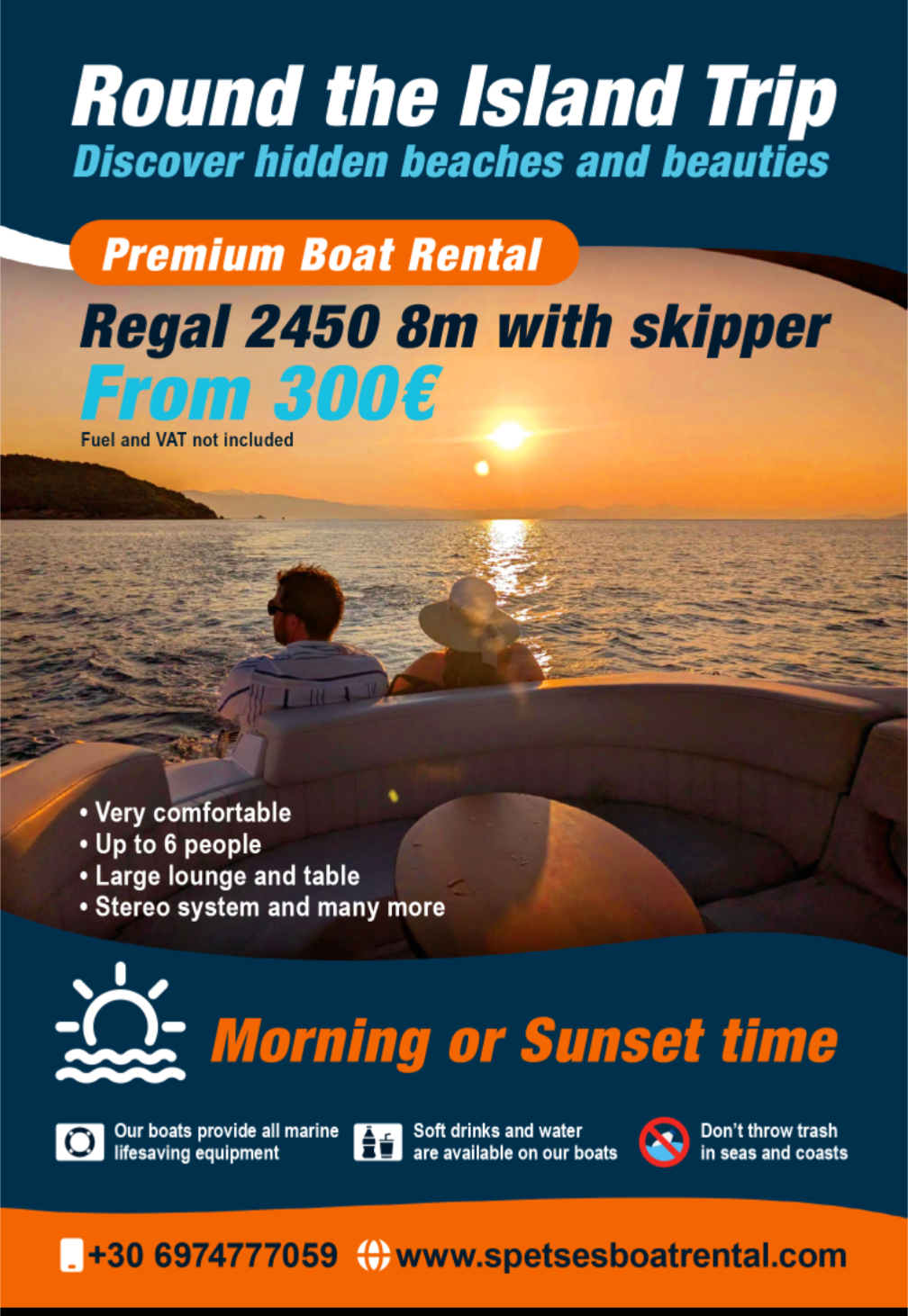 Round the Island Trip — Regal 2450 with Skipper